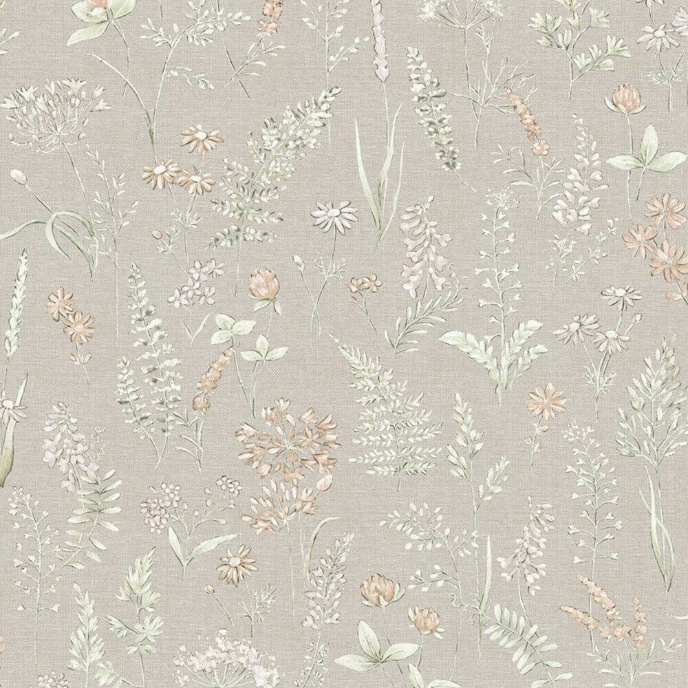 Обои бумажные Саратовские обои Гербарий Д953-05 (053х1005 м)