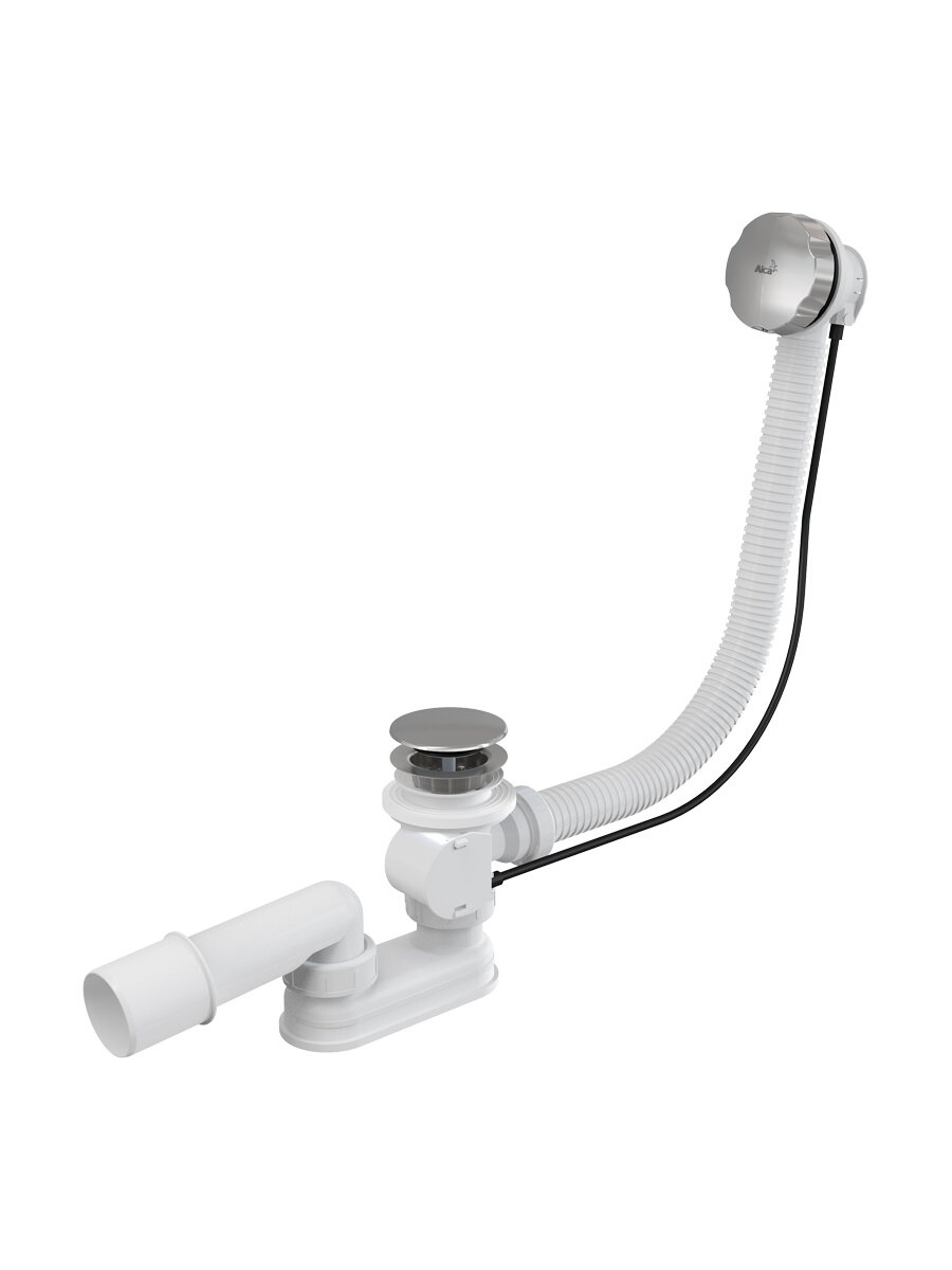 Сифон для ванны автомат Alcaplast A55KM пластик/металл, вых. 40/50