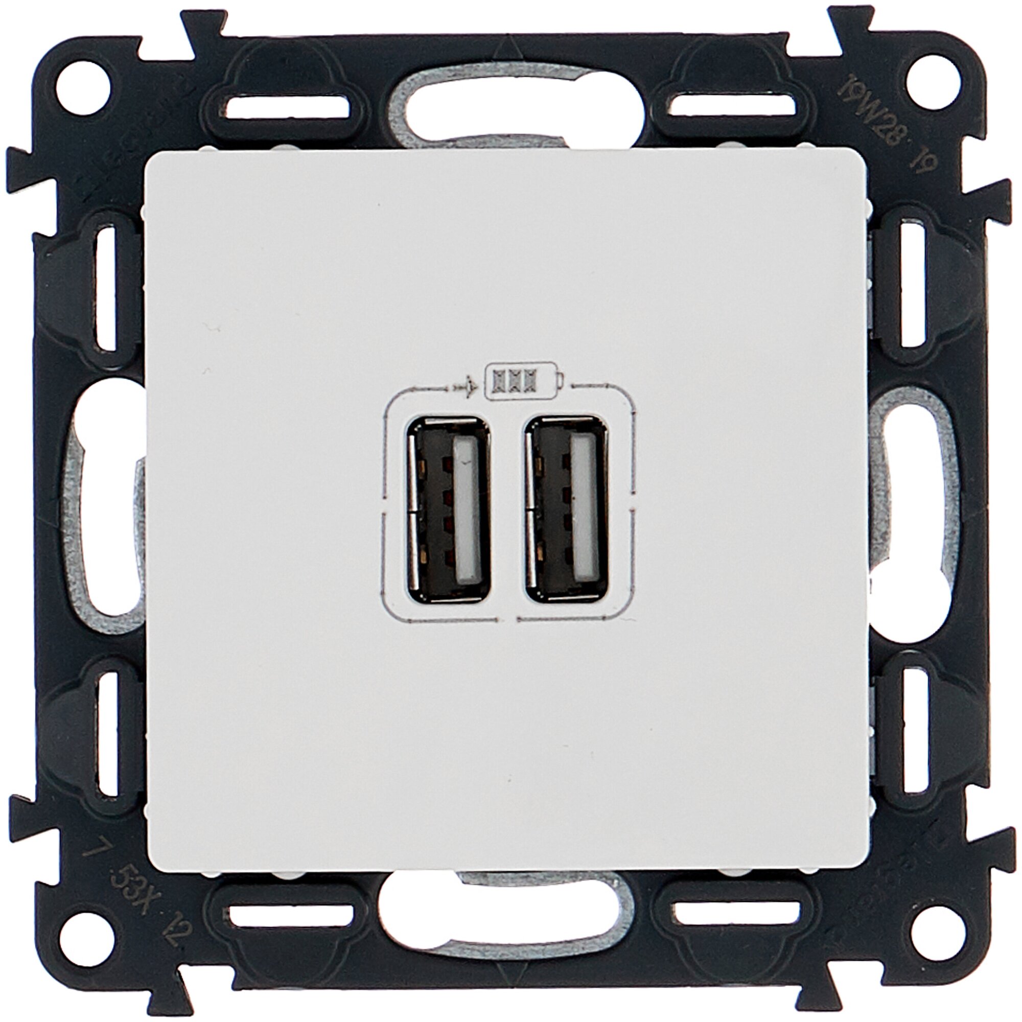 Розетка 2-ая USB 240В/5В 1500мА Legrand Valena Life DIY Бел .