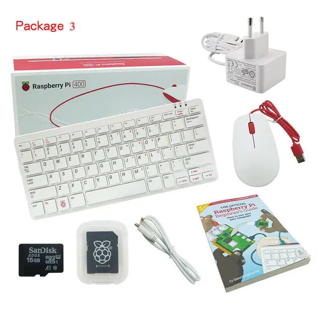 Geekdiytime Raspberry Pi 400 Комплект, Package 3
