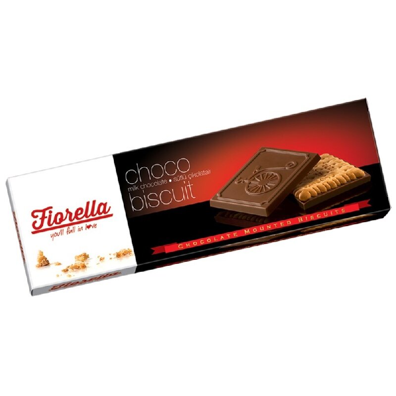 Печенье FIORELLA Chocobiscuit Milk в молочном шоколаде (102гшт. шоубокс) 102г