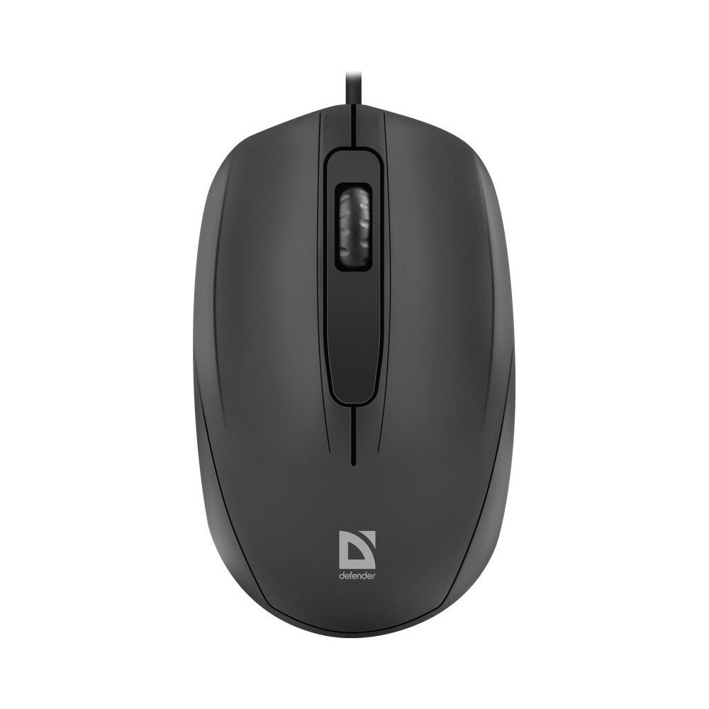 Мышь проводная Defender Alpha MB-507 black (USB, 3 кнопки, оптическая, 1000dpi) (52507)