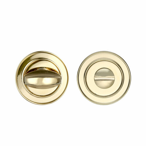 WC фиксатор поворотный PVD Полированное золото для межкомнатных дверей