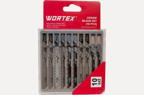 Изображение товара Набор пилок для электролобзика WORTEX 10 штук (WJTS000U11027)