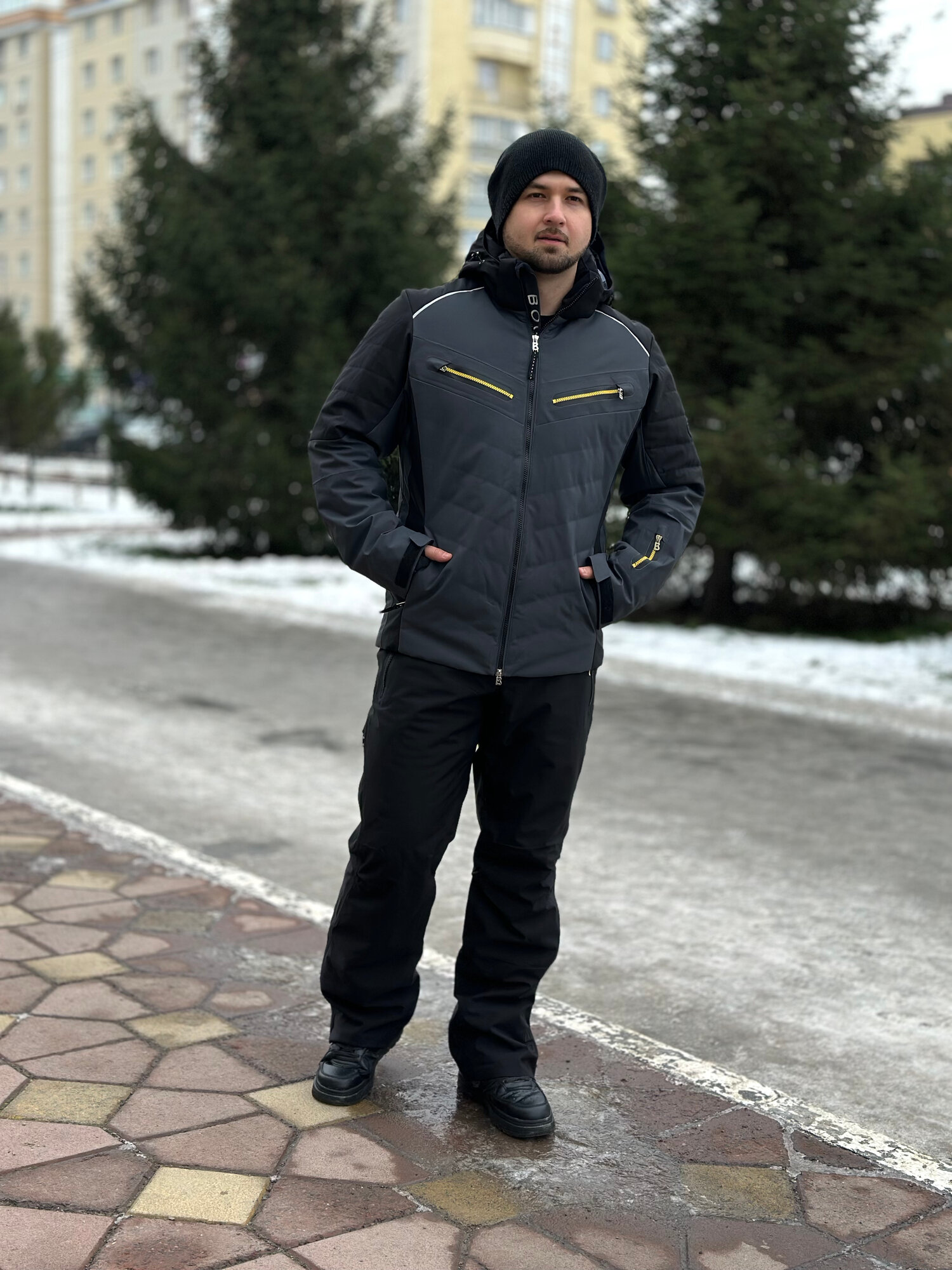 Комплект верхней одежды горнолыжный Bogner, размер 48, темно-серый — фото 1