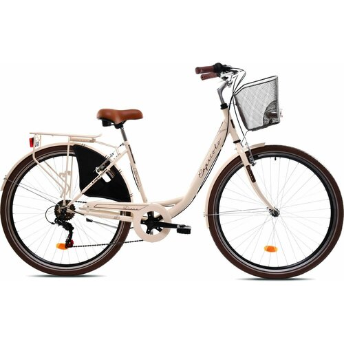 Велосипед женский Capriolo City Diana Steel (1x6) (2025), стальная рама 18