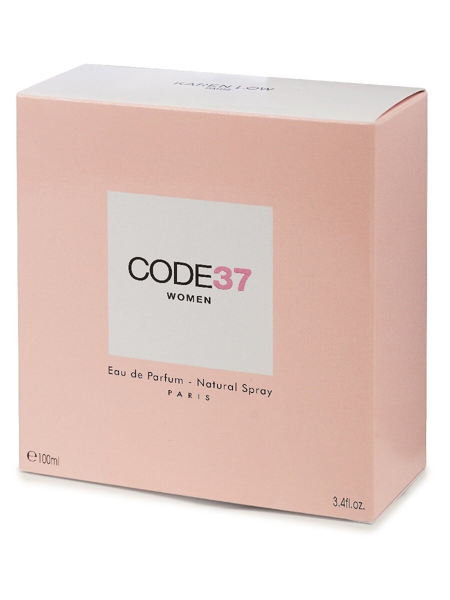 GEPARLYS PARFUMS PARIS, Парфюмерная вода женская Code 37 women, 100ml