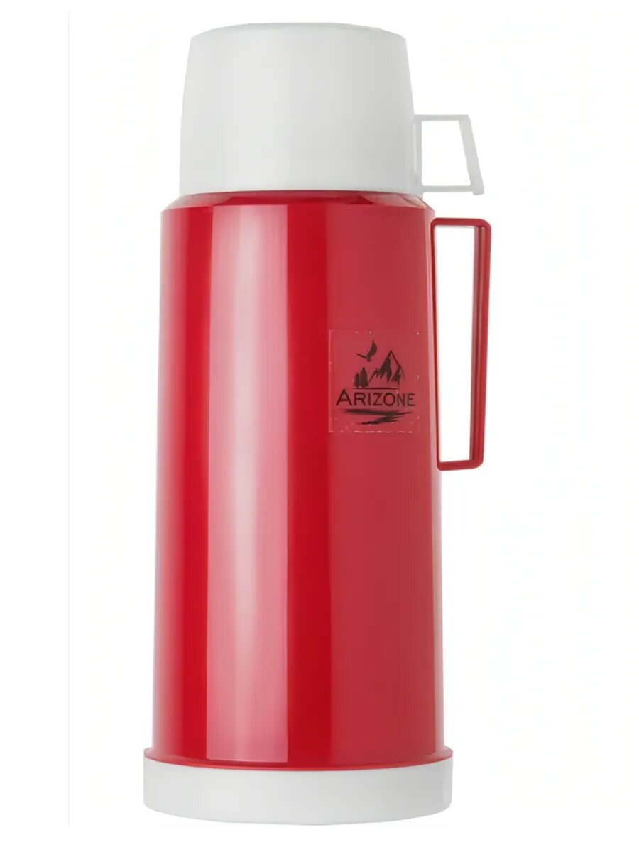 Термос со стеклянной колбой ARIZONE, 1 л, бордовый, (27-226442)