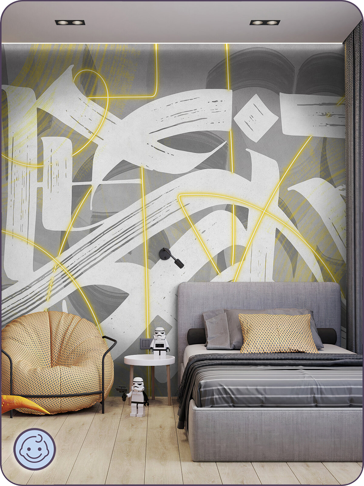 Профессиональная поклейка фотообоев