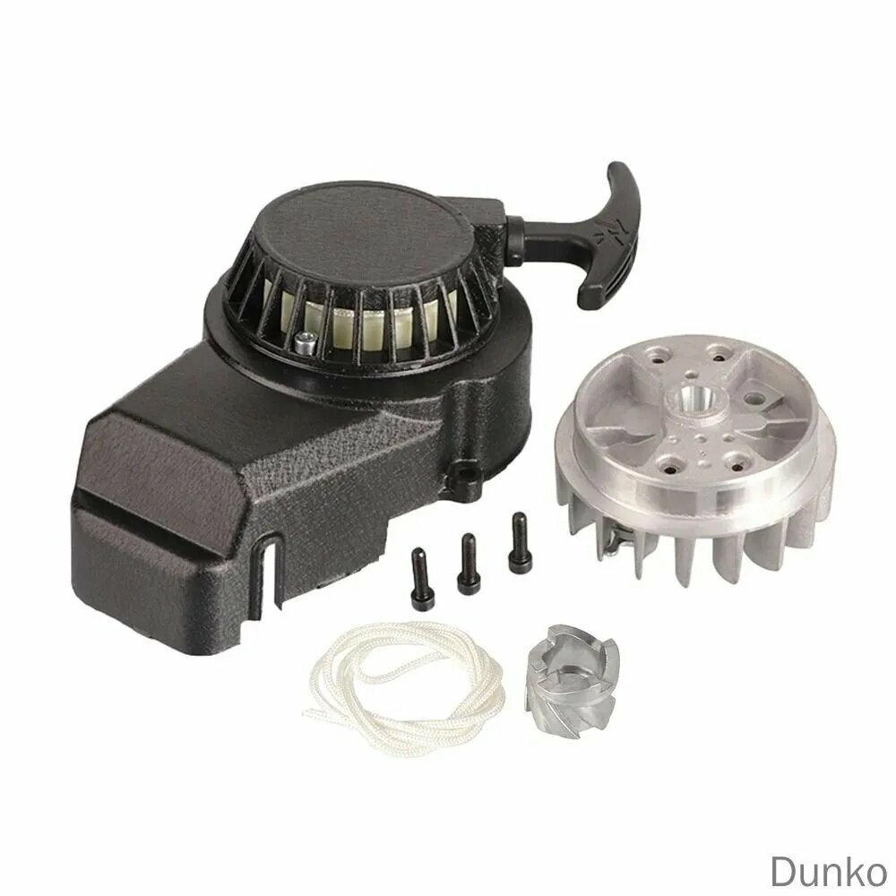 Ручной стартер с магнитным маховиком для двигателя 47см 49см карманного мотоцикла детали двигателя для 2-тактного мини-мото скутера для детей квадроцикла и эндуро