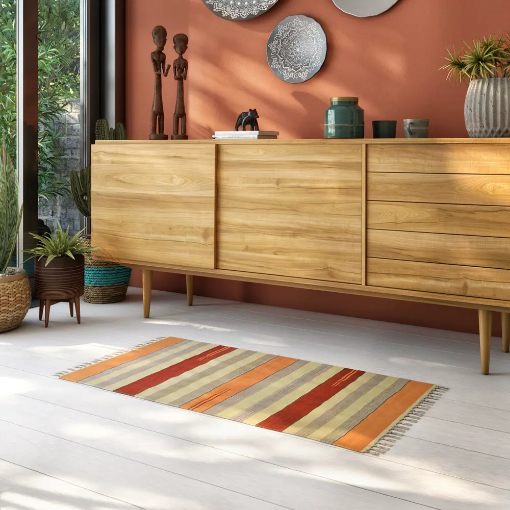 Коврик декоративный Cotton Stripe JBT-11-02 60x180 см цвет разноцветный