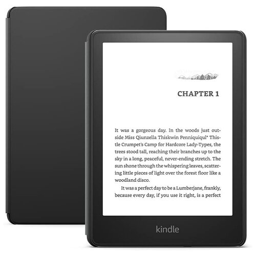 AMAZON Электронная книга Amazon Paperwhite Kids 2022 16Gb + оригинальная обложка цвет черный