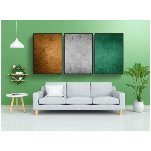 фото Набор модулных постеров для интерьера "флаг, кот д ' ивуар, кот-д'ивуар" 60x90 см. в тубусе, без рамки lotsprints