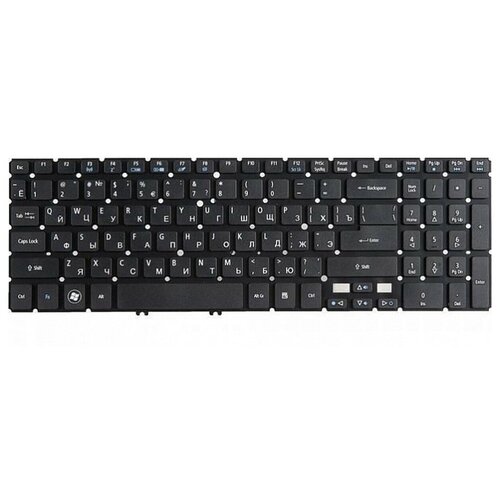 Клавиатура для ноутбука Acer Aspire V5-531, V5-551, V5-571 (p/n: NSK-R37SQ 0R, NSK-R3KBW 0R, NSK-R3JBC 0R) новая русская клавиатура для acer 0178 nsk r3jbc 0r nsk r3bbc 0r 9z n8qbc b0r 9z n8qbc j0r 9z n8qbw k0r 9z n8qsq 70r