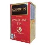 Чай индийский чёрный Дарджилинг 20 пак. Golden Tips 40г - изображение