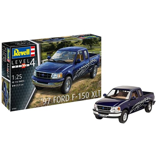 Сборная модель Revell '97 Ford F-150 XLT (07045) сборная модель revell 2010 ford mustang convertible 11963 1 25