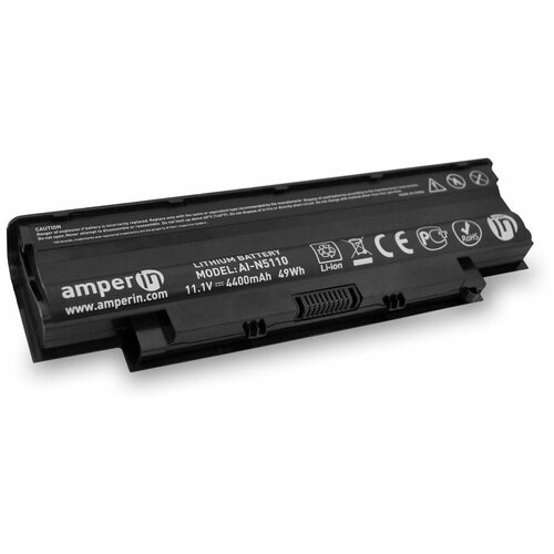 фото Аккумуляторная батарея amperin для ноутбука dell inspiron 15r n5010 (4400mah)
