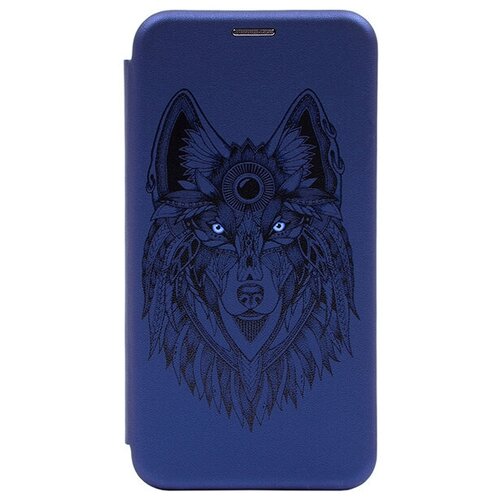 фото Чехол-книжка book art jack grand wolf для xiaomi mi a3 / cc9e синий gosso