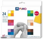 Комплект запекаемой полимерной глины Fimo Soft 8023 C24-1 Базовый (24х25 г.), цена за 1 шт.