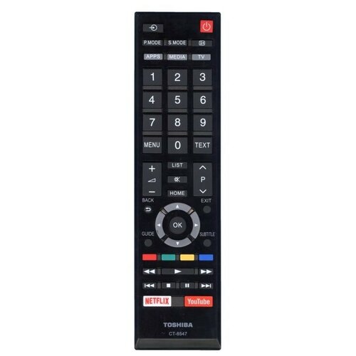 Пульт Toshiba CT-8547 (Netflix, Youtube) пульт дистанционного управления для toshiba ct 8547