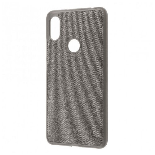 Fiber Logo TPU чехол с текстильным покрытием для Xiaomi Redmi Note 6 Pro ikrsses case for xiaomi redmi note 6 luxury carbon fiber ultra thin silicone soft tpu case for xiaomi redmi note 6 pro cover