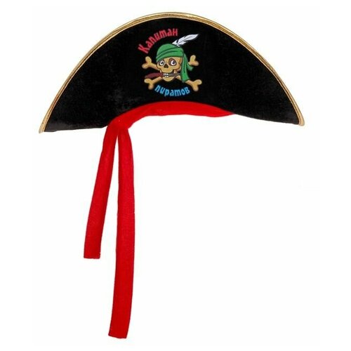 фото Карнавальная шляпа "пират", р-р. 56-58 страна карнавалия