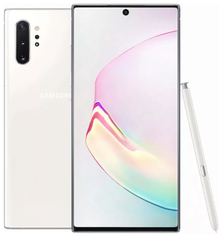 Смартфон Samsung Galaxy Note 10+ 12/256 ГБ RU, Dual nano SIM, белый