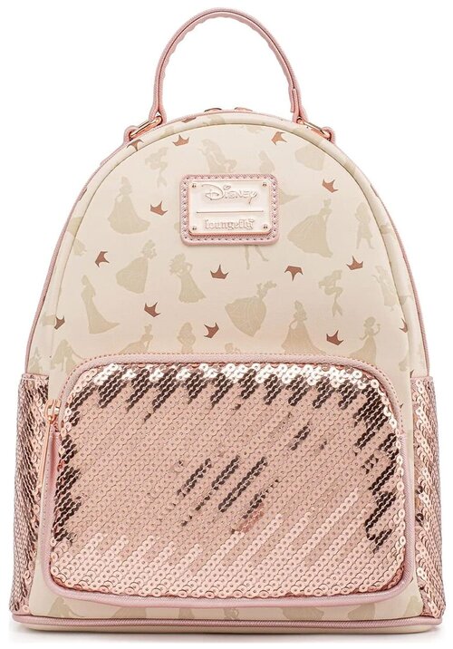 Рюкзак Loungefly Disney Ultimate Princess AOP Sequin Mini Backpack WDBK1800