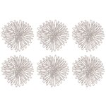 Набор из 6-ти подстановочных салфеток для чашек Gunmetal, 12,2x12,4 см, материал винил, цвет серый, Chilewich, 100566-002 - изображение