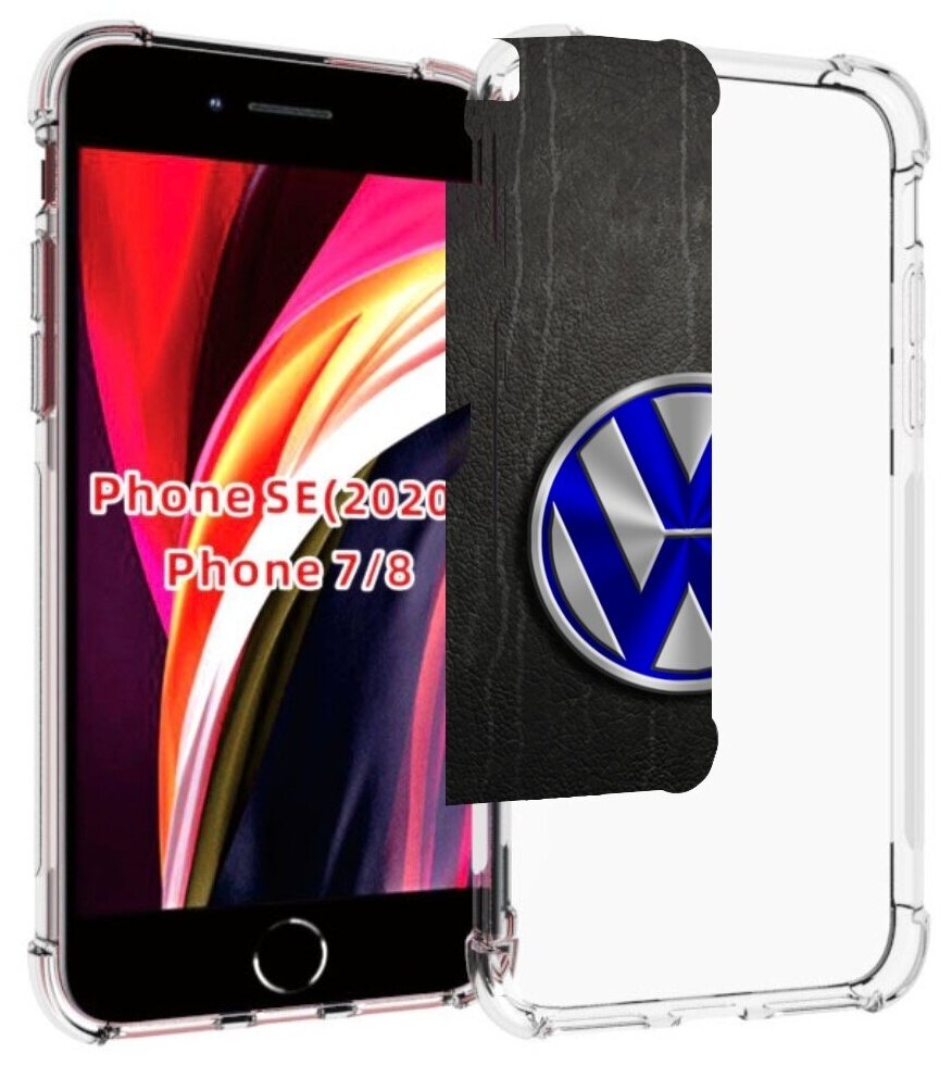 Чехол MyPads volkwagen-фольксваген-3 для iPhone 7 4.7 / iPhone 8 / iPhone SE 2 (2020) / Apple iPhone SE3 2022 задняя-панель-накладка-бампер