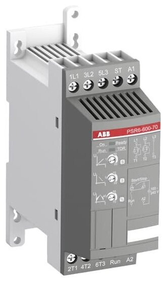 PSR6-600-70 Софтстартер 3кВт 400В (100-240В AC) ABB 1SFA896104R7000