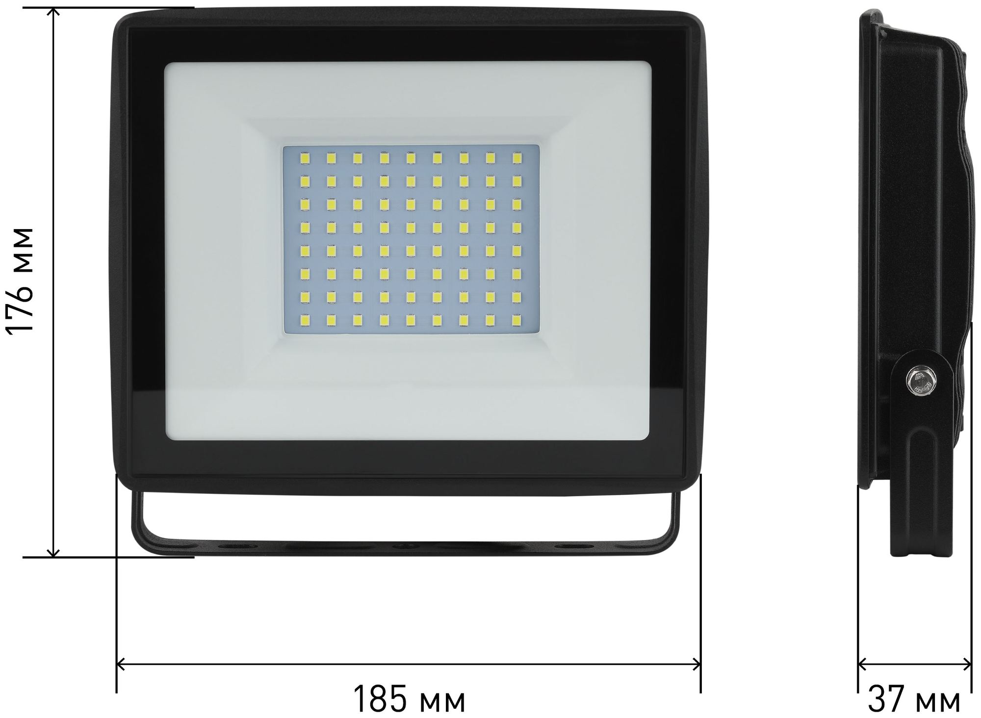 Прожектор светодиодный уличный ЭРА LPR-023-0-65K-100 100Вт 6500K 8000Лм IP65