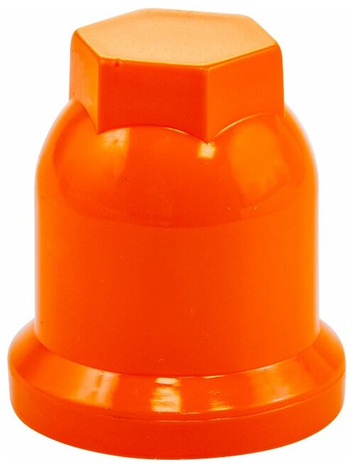 Колпачок на гайку пластиковый 32 удлиненный оранжевый