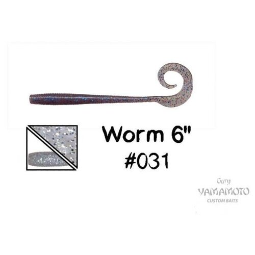 приманка gary yamamoto worm 6 236 Higashi Приманка GARY YAMAMOTO Worm 6 #031
