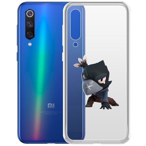 фото Чехол-накладка clear case brawl stars-ворон для xiaomi mi 9 se krutoff group