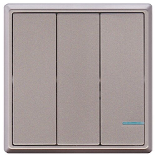 Беспроводной выключатель GRITT Practic 3кл. розовое золото, без реле