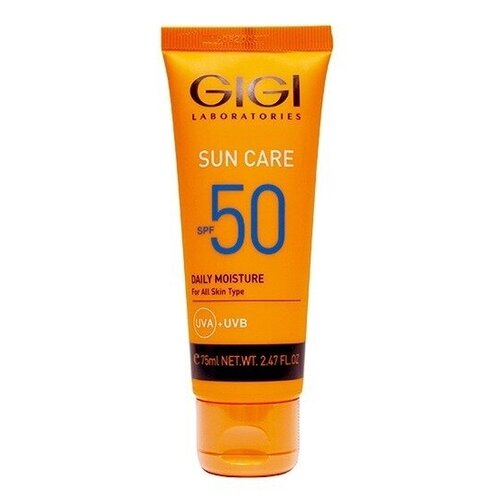 GIGI SUN CARE Daily Moisture SPF 50 (Крем увлажняющий защитный антивозрастной для всех типов кожи), 75 мл