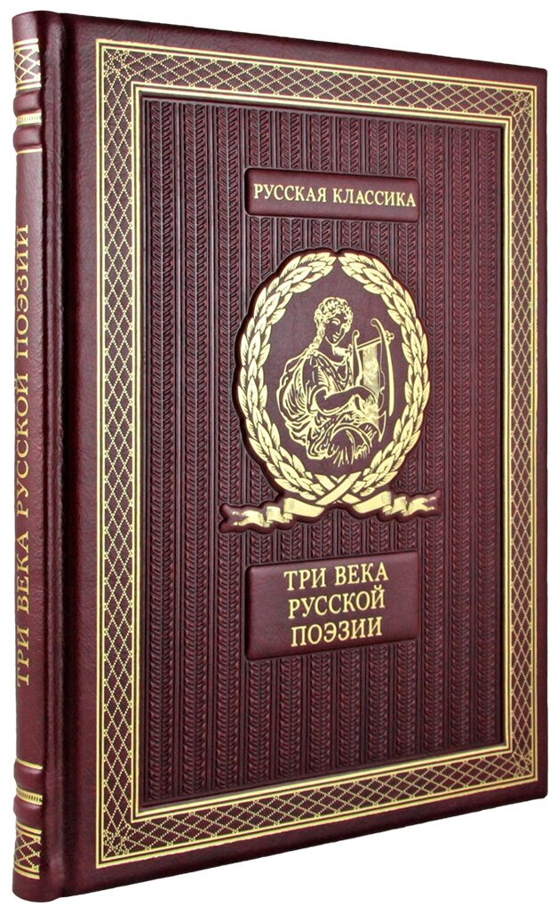 Три века русской поэзии (эксклюзивная подарочная книга в коже)