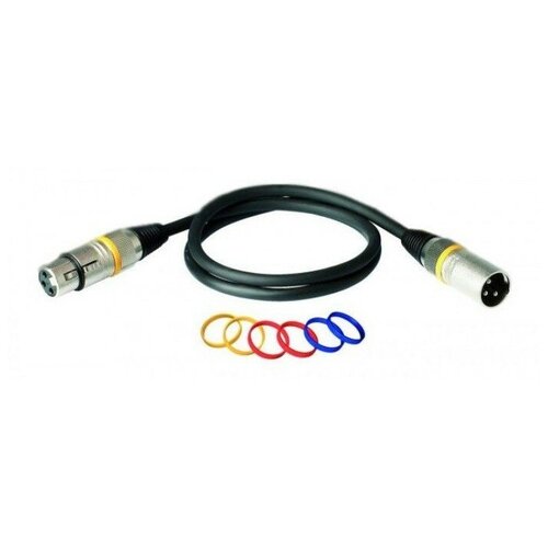 Кабель аудио 1xXLR - 1xXLR Rockcable RCL30365 D6 15.0m микрофонный кабель xlr м xlr f 15 м rockcable rcl30365 d6