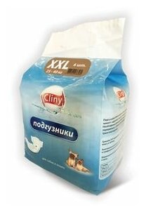 Cliny Подгузники для собак и кошек 25-40 кг размер XXL 6 шт