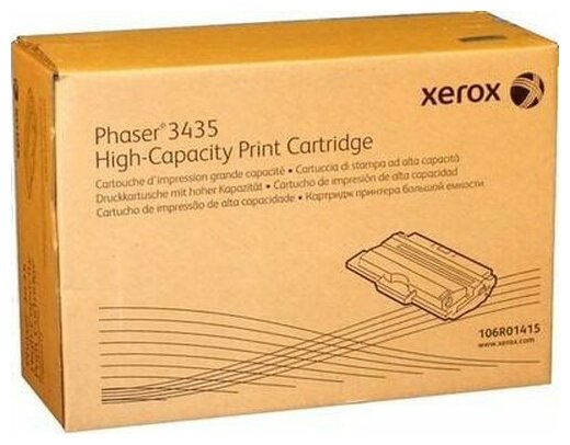 Xerox 106R01415 картридж черный ув. емкости (10000 стр.)