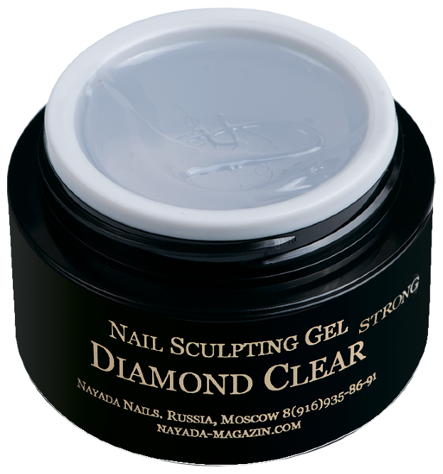 Гель для наращивания ногтей Nayada Diamond Clear Strong объемом 60гр