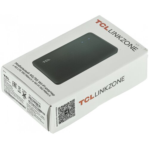 Модем TCL 2G/3G/4G Link Zone MW42V USB Wi-Fi Firewall +Router внешний черный MW42V-2ALCRU1