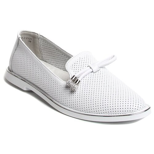 фото Полуботинки женские летние milana 191304-2-2131 белый размер 41
