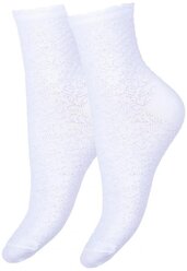 Носки детские "Ажурные" Красная ветка С520, Белый, 12-14 (размер обуви 18-22)