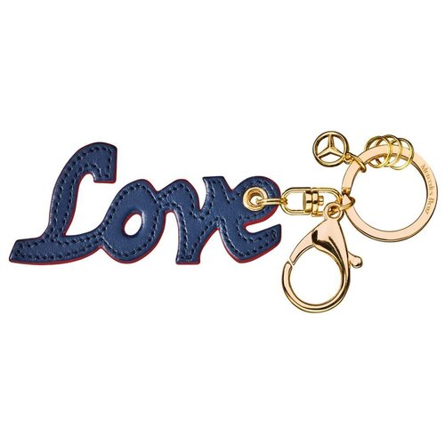 Брелок Mercedes-Benz Love Key ring, Blue / Red, артикул B66953619 Официальная коллекция