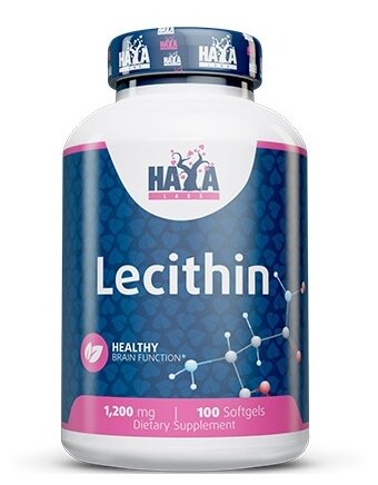 Капсулы HAYA LABS Lecithin 1200 мг, 100 шт.
