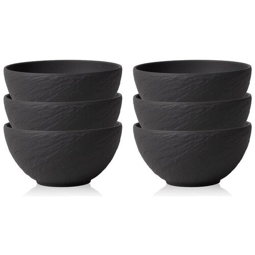 фото Набор пиал villeroy & boch manufacture rock 14 см, 6 шт