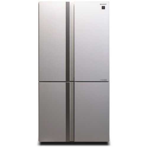 Холодильник Sharp SJ-GX98PWH, белый/стекло холодильники side by side sharp sj gx98pwh