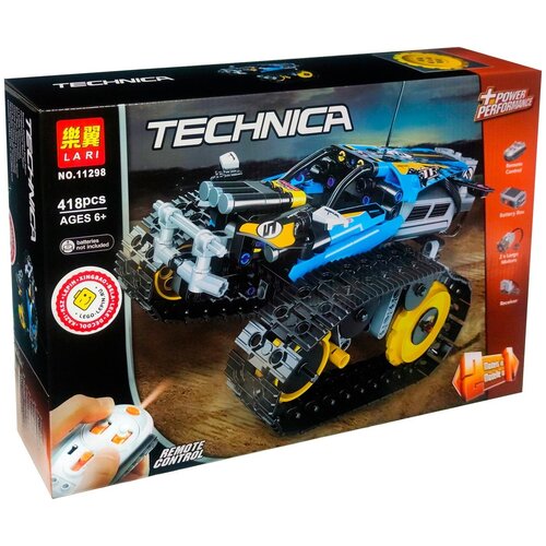 Конструктор Lari 11298 Скоростной вездеход с ДУ 391pcs technic rc tracked stunt racer building blocks toys creator app remote control car for children